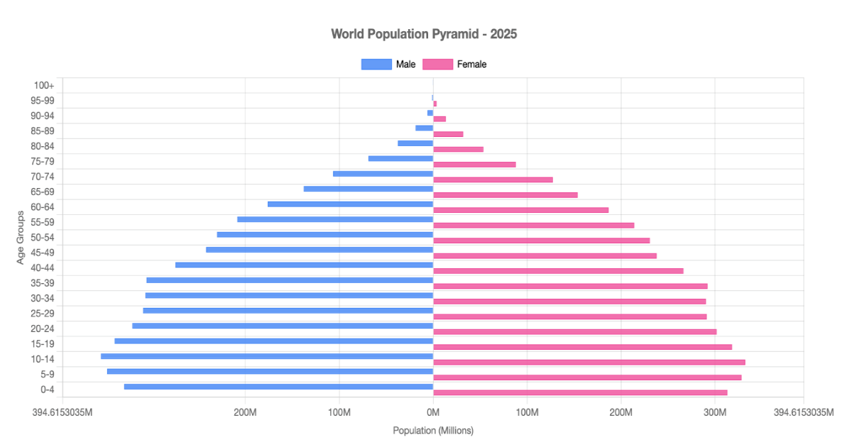 Republic of the Congo Population Pyramid 2026: 6.6M People